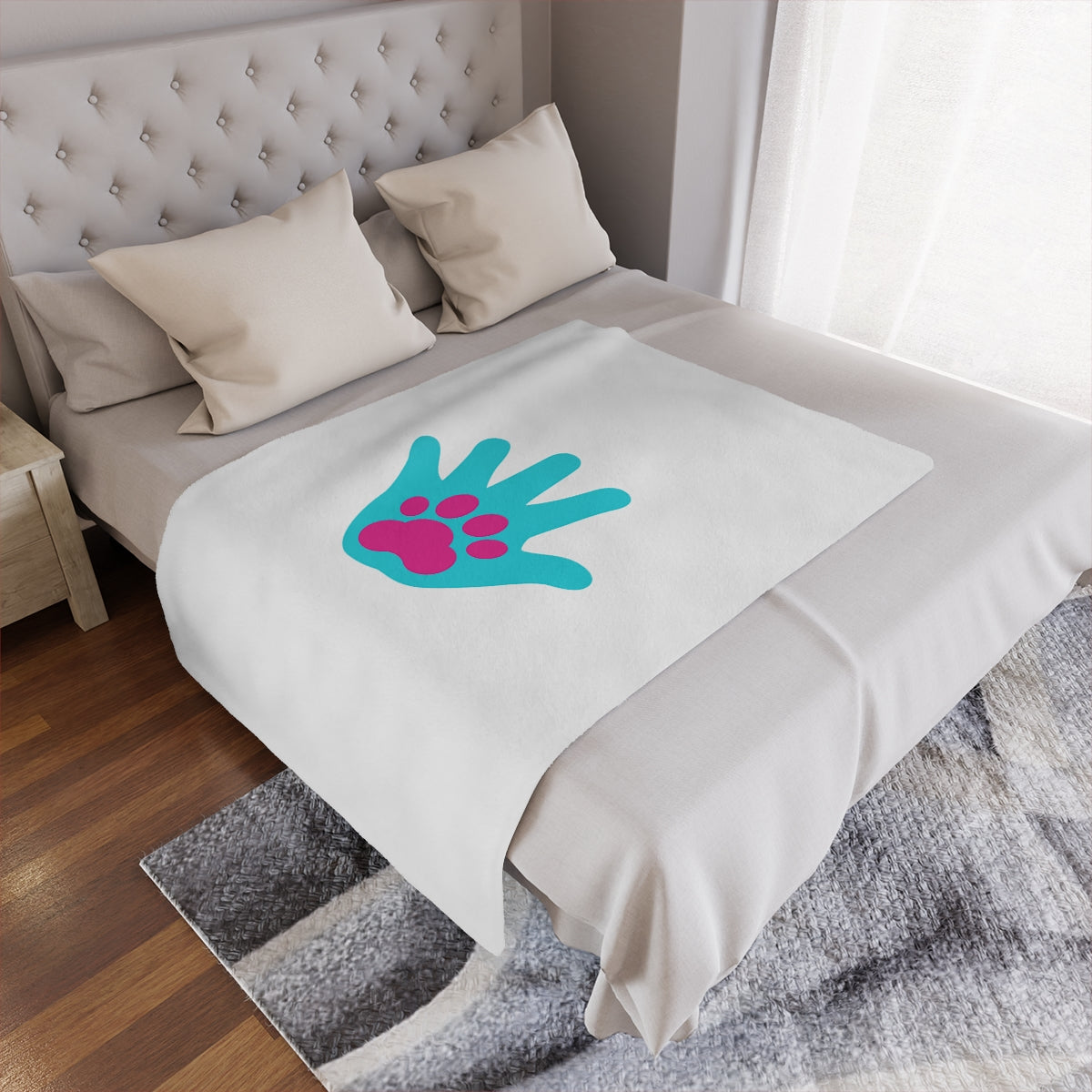 Paw n' Hand Minky Blanket - Special Edition