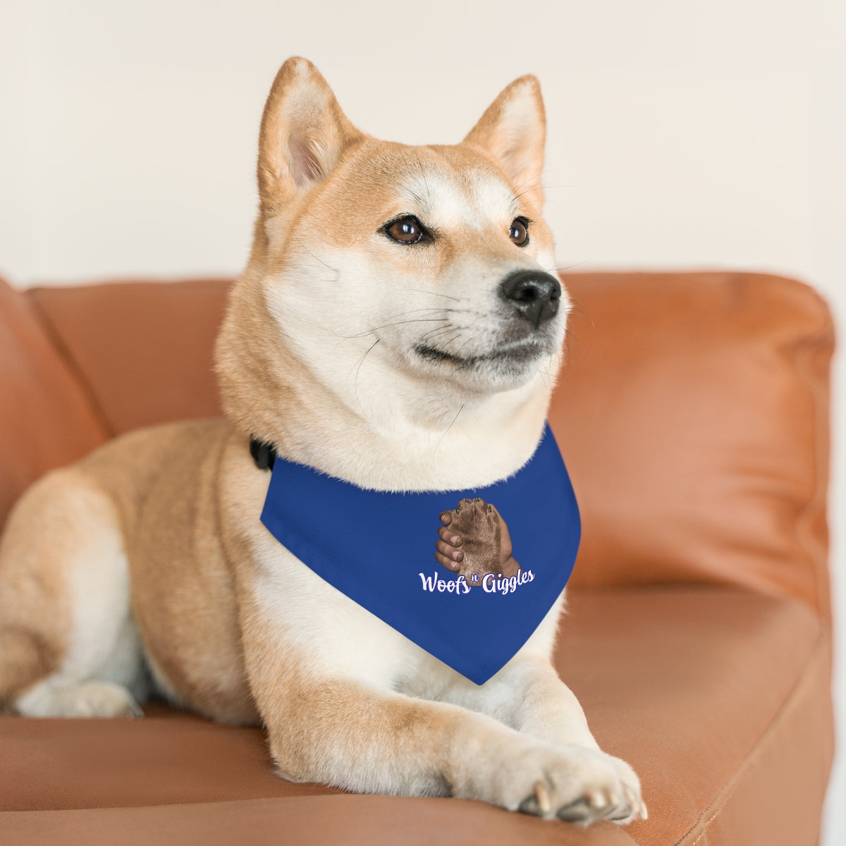 Dark/Brown Pet Bandana Collar