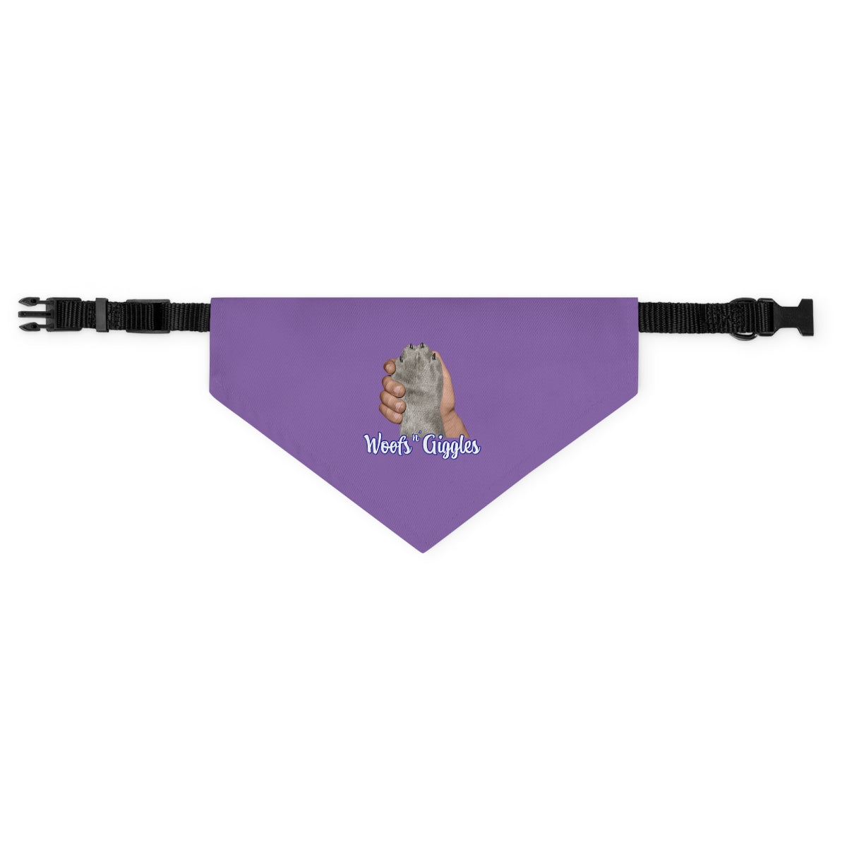 Med/Gray Pet Bandana Collar