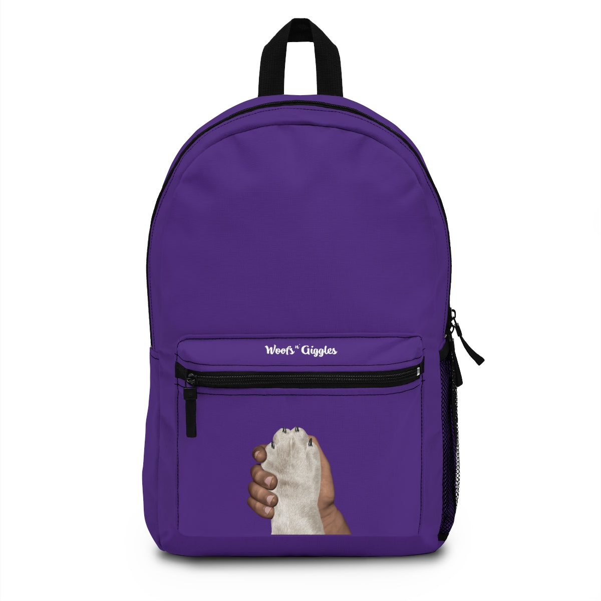 Dark/White Purple Backpack