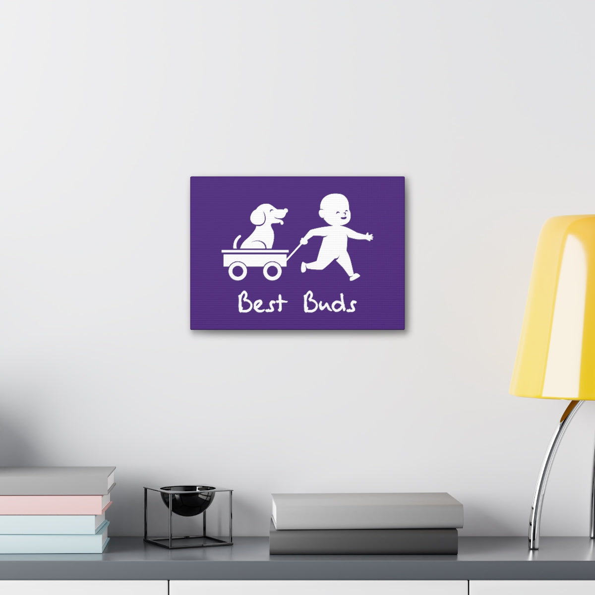 Canvas/Purple/Best Buds