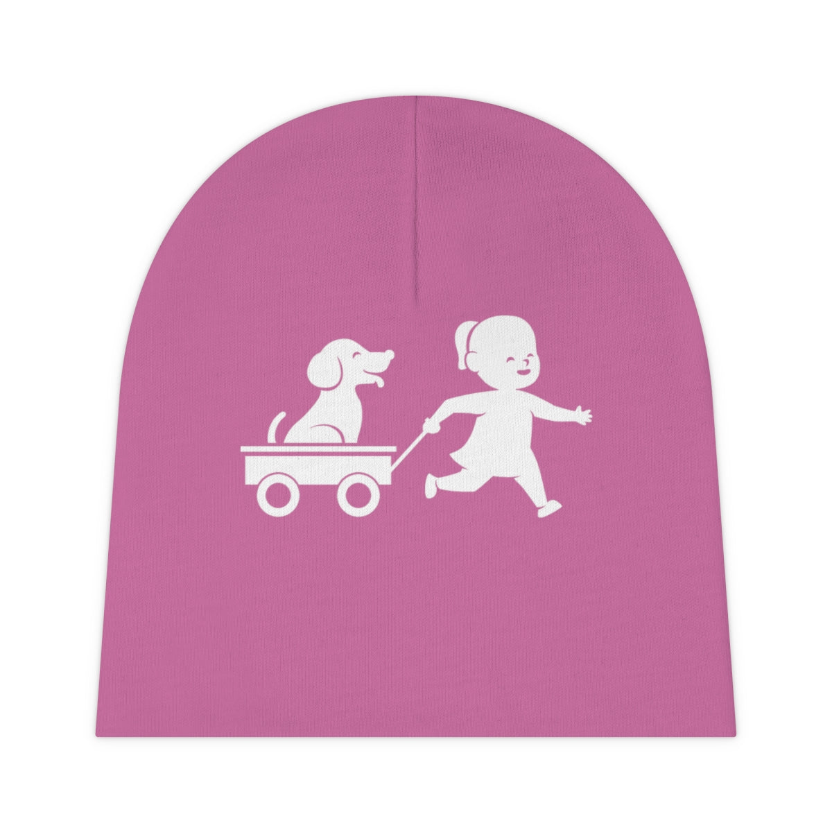 Besties Baby Beanie - Rose Pink