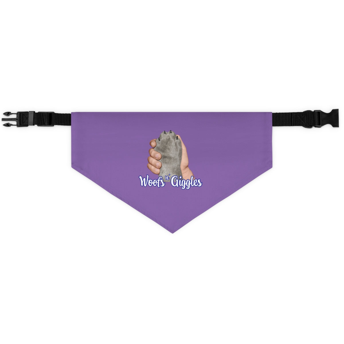Tan/Gray Pet Bandana Collar