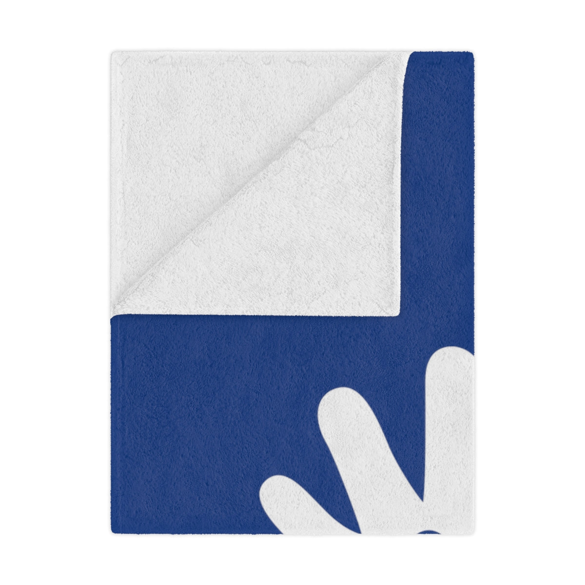 Paw n' Hand Minky Blanket - Blue