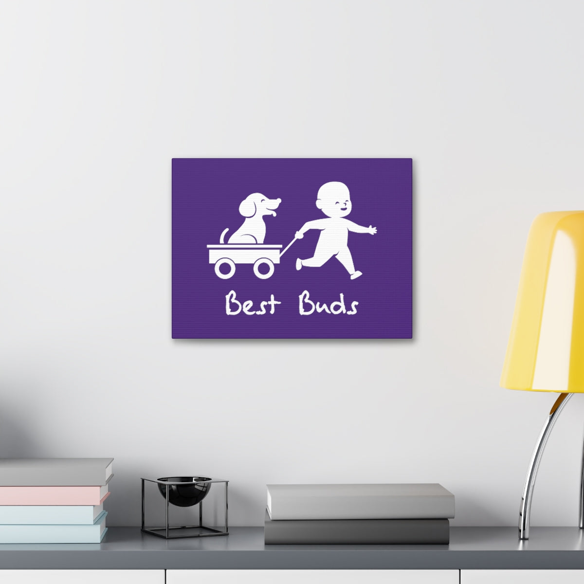 Canvas/Purple/Best Buds