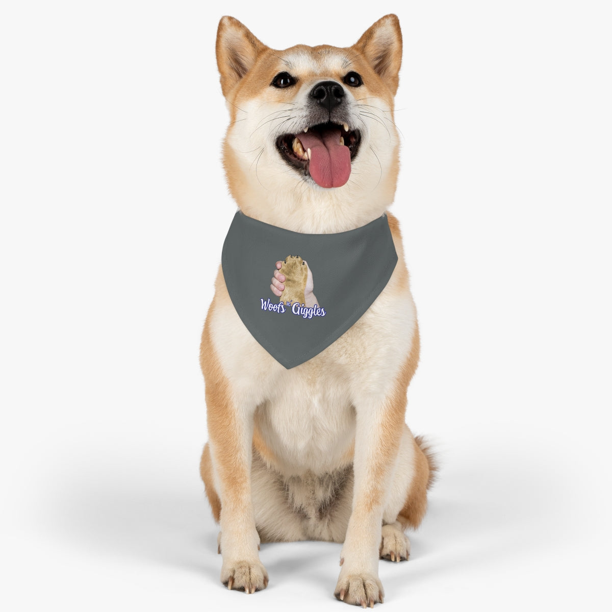 Light/Golden Pet Bandana Collar