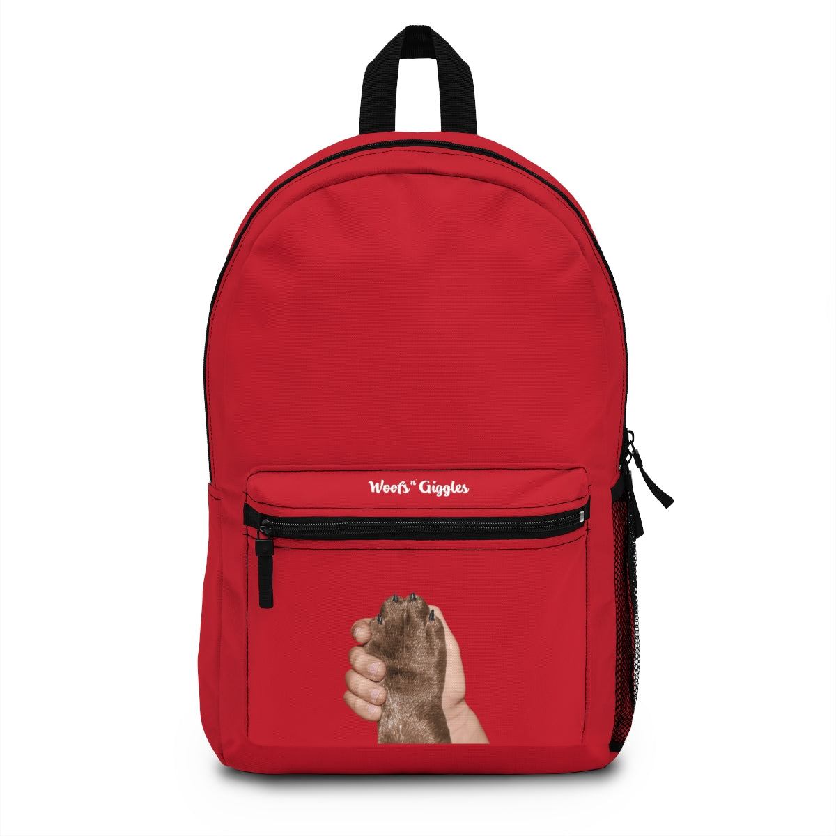 Tan/Brown Red Backpack