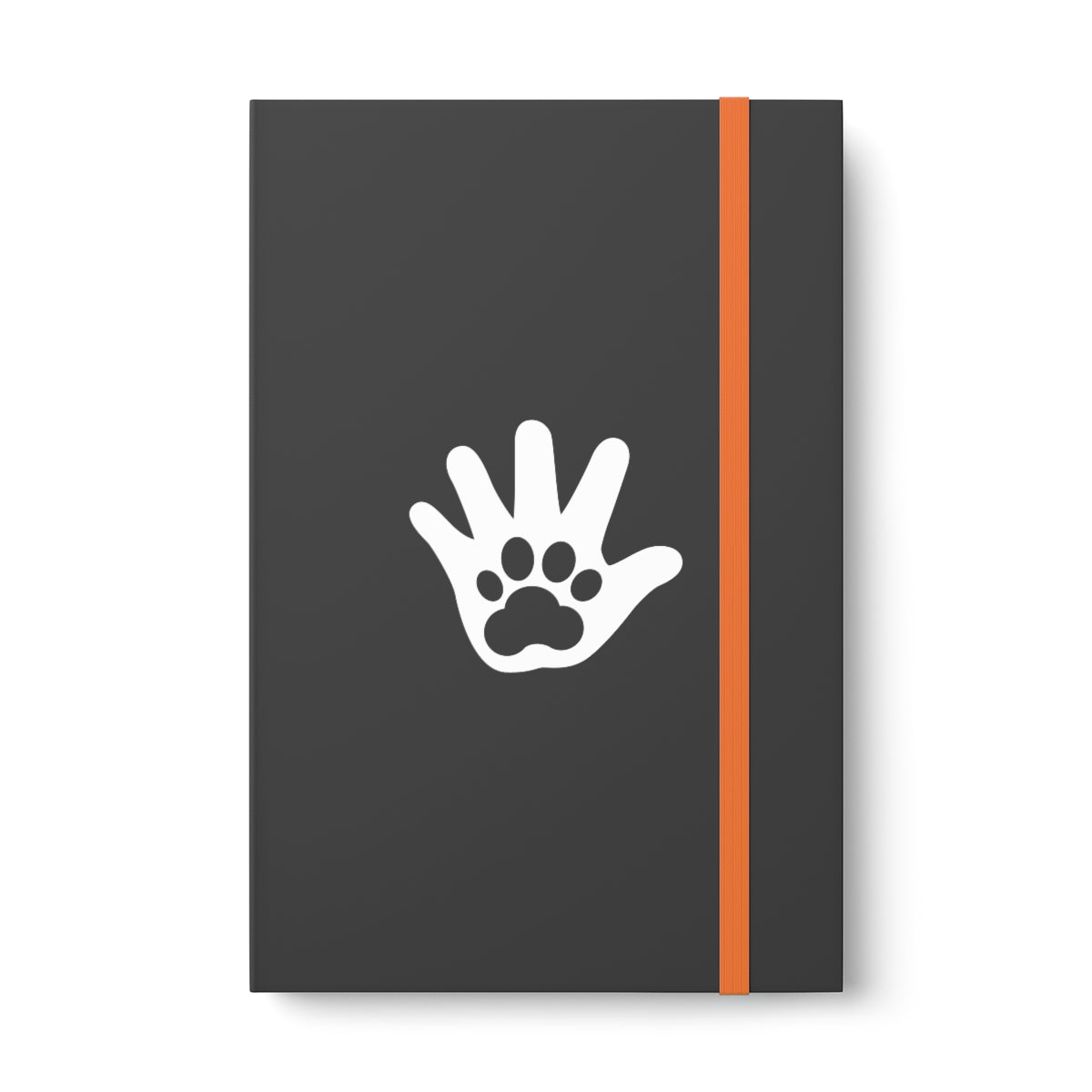 Paw n' Hand Ruled Notebook - Color Contrast