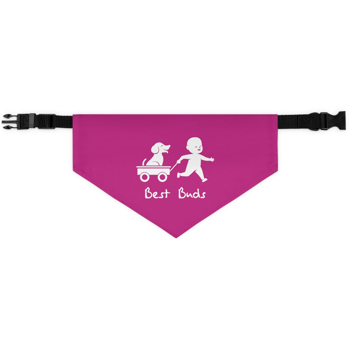 Best Buds/Pink Pet Bandana Collar