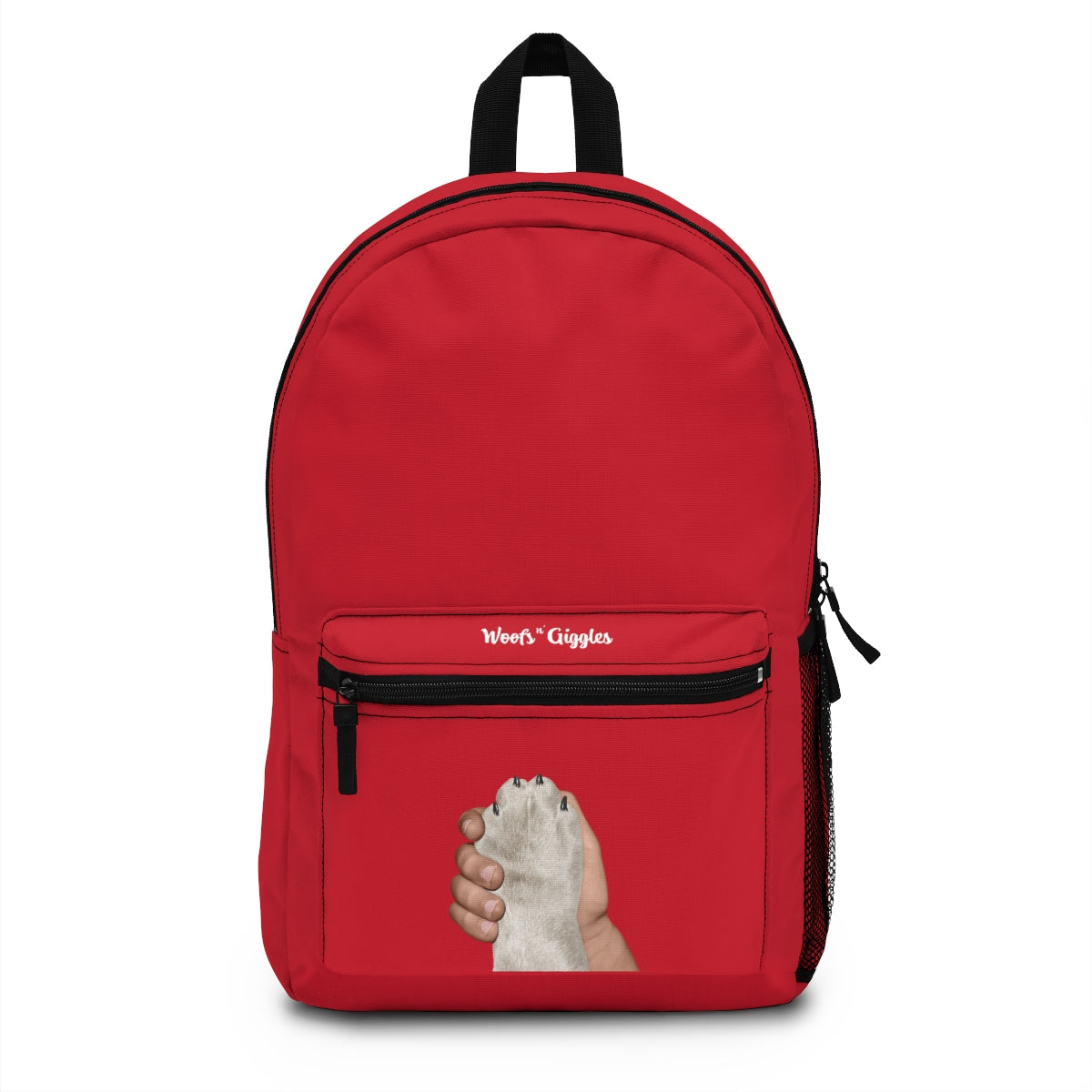 Medium/White Red Backpack