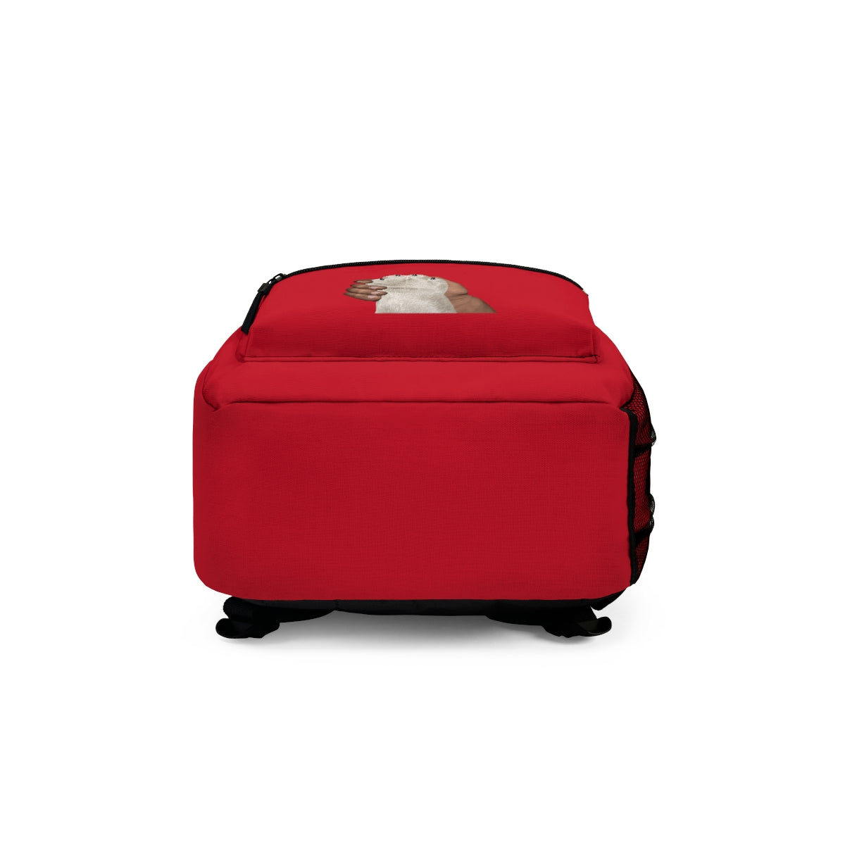 Dark/White Red Backpack