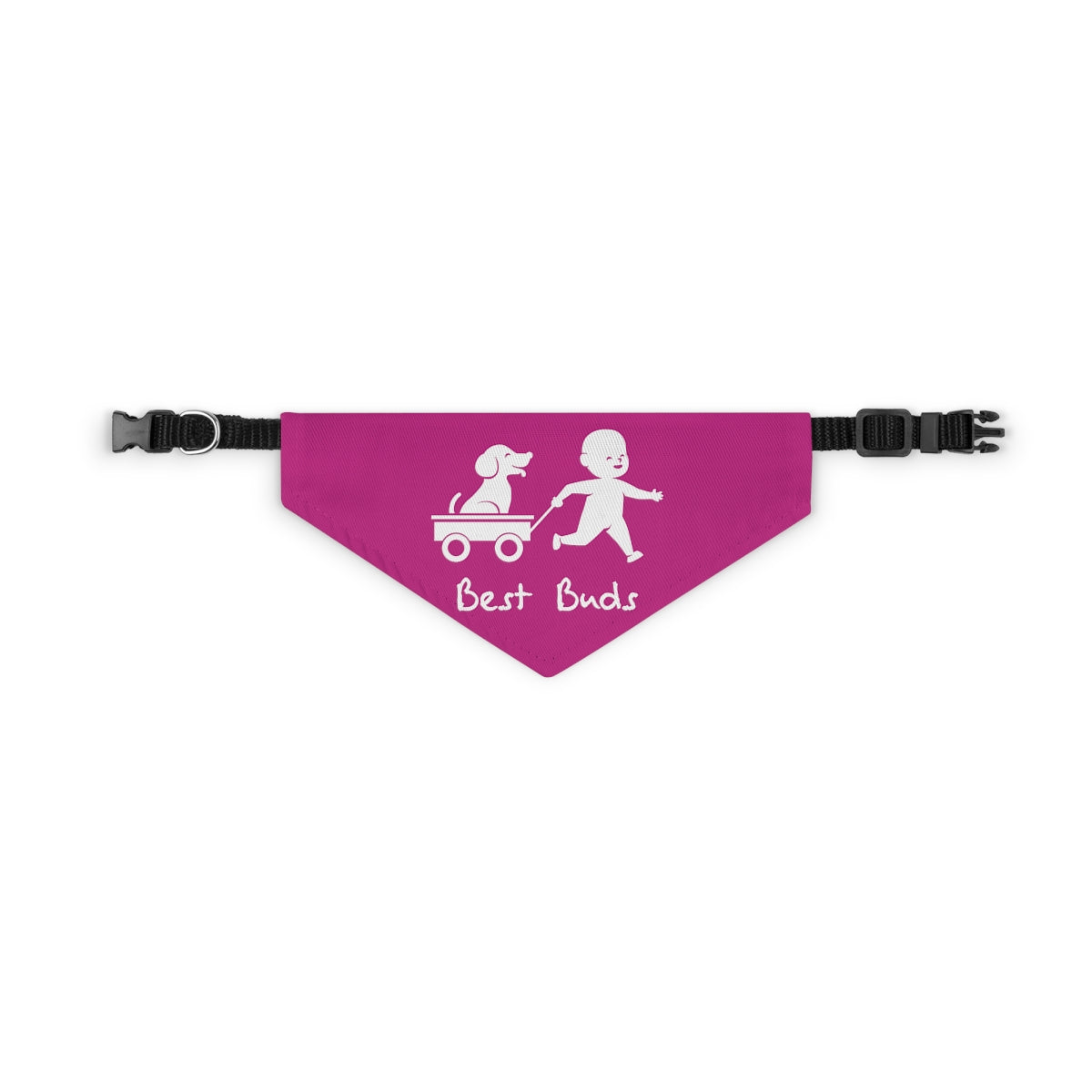 Best Buds/Pink Pet Bandana Collar