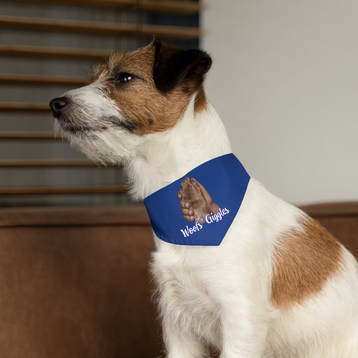 Dark/Brown Pet Bandana Collar