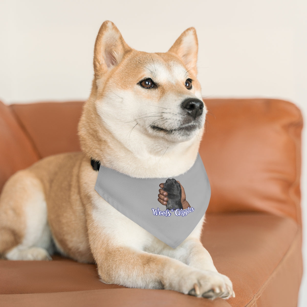 Pals Pet Bandana Collar - Choose Your Paw Color