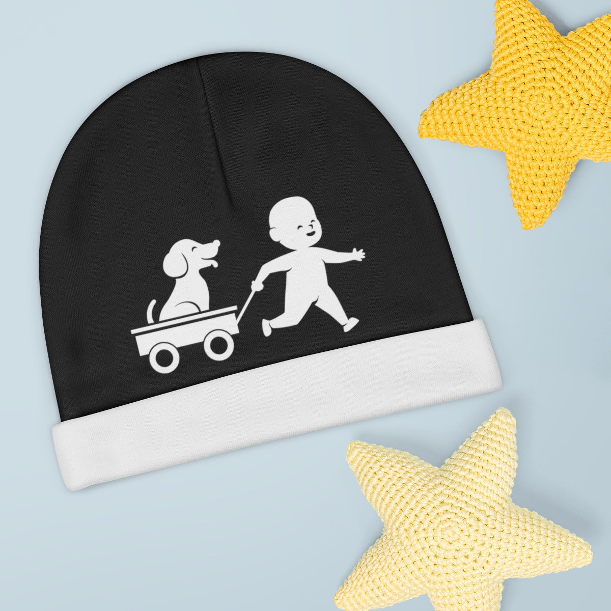 Best Buds Baby Beanie - Black