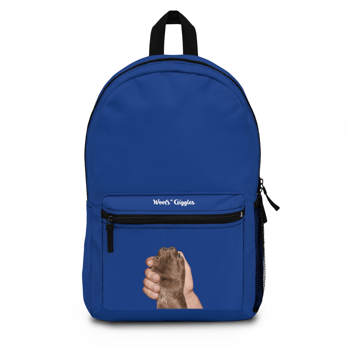 Tan/Brown Blue Backpack