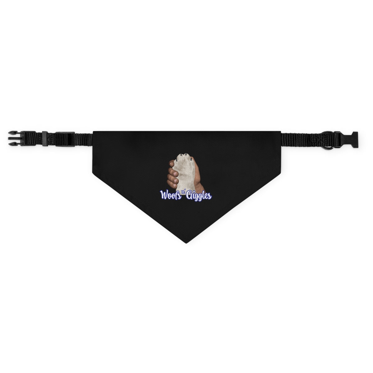 Dark/White Pet Bandana Collar