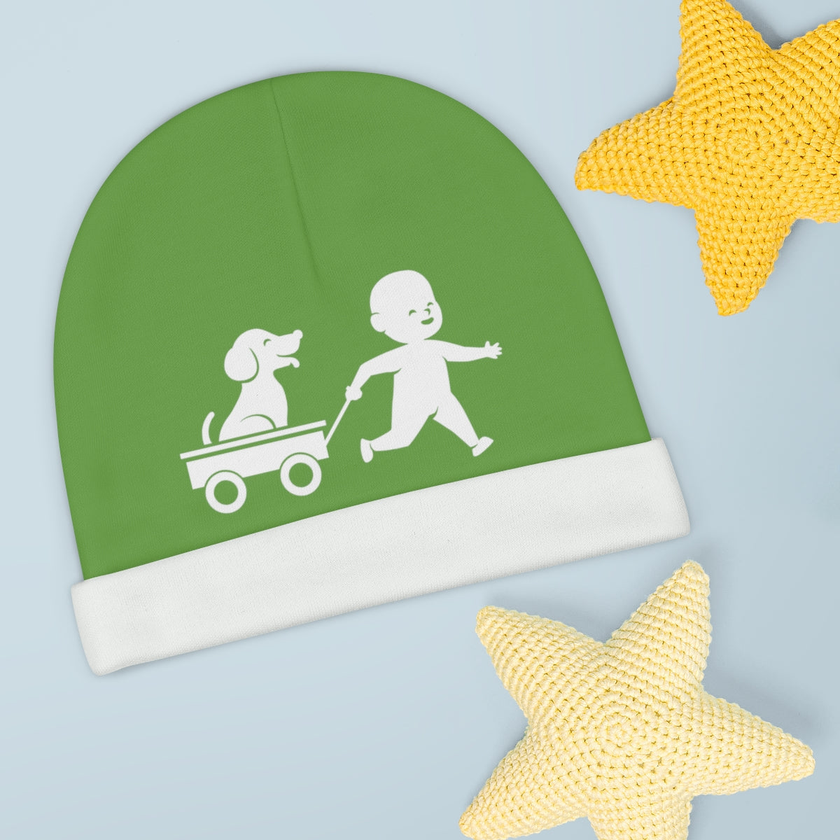 Best Buds Baby Beanie - Forest Green
