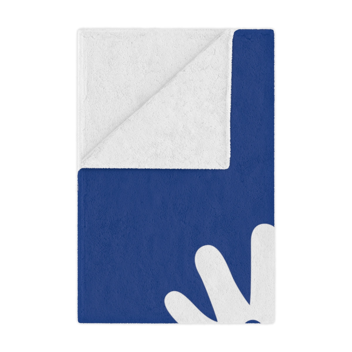 Paw n' Hand Minky Blanket - Blue