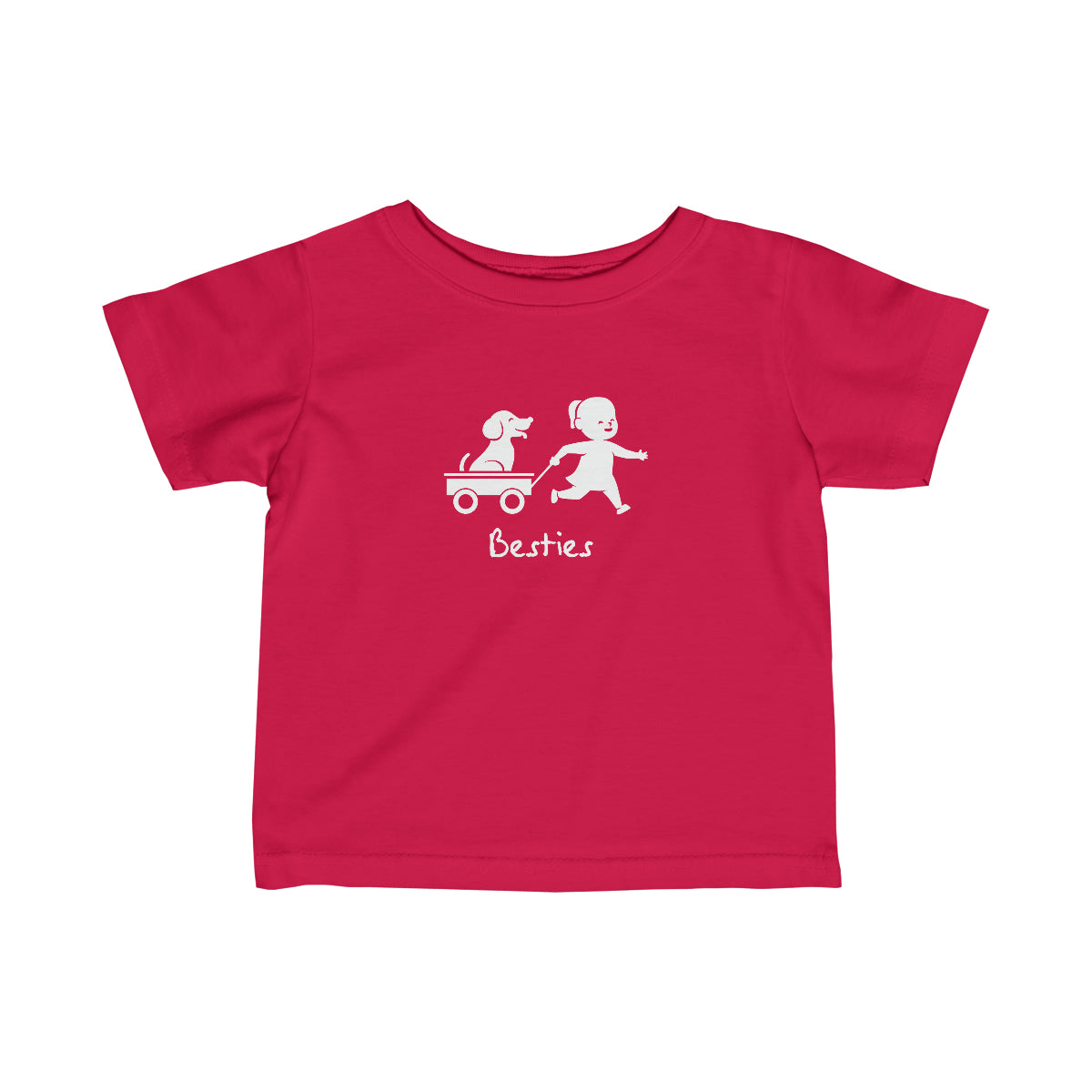 Besties Infant Fine Jersey Tee - Choose Your Color