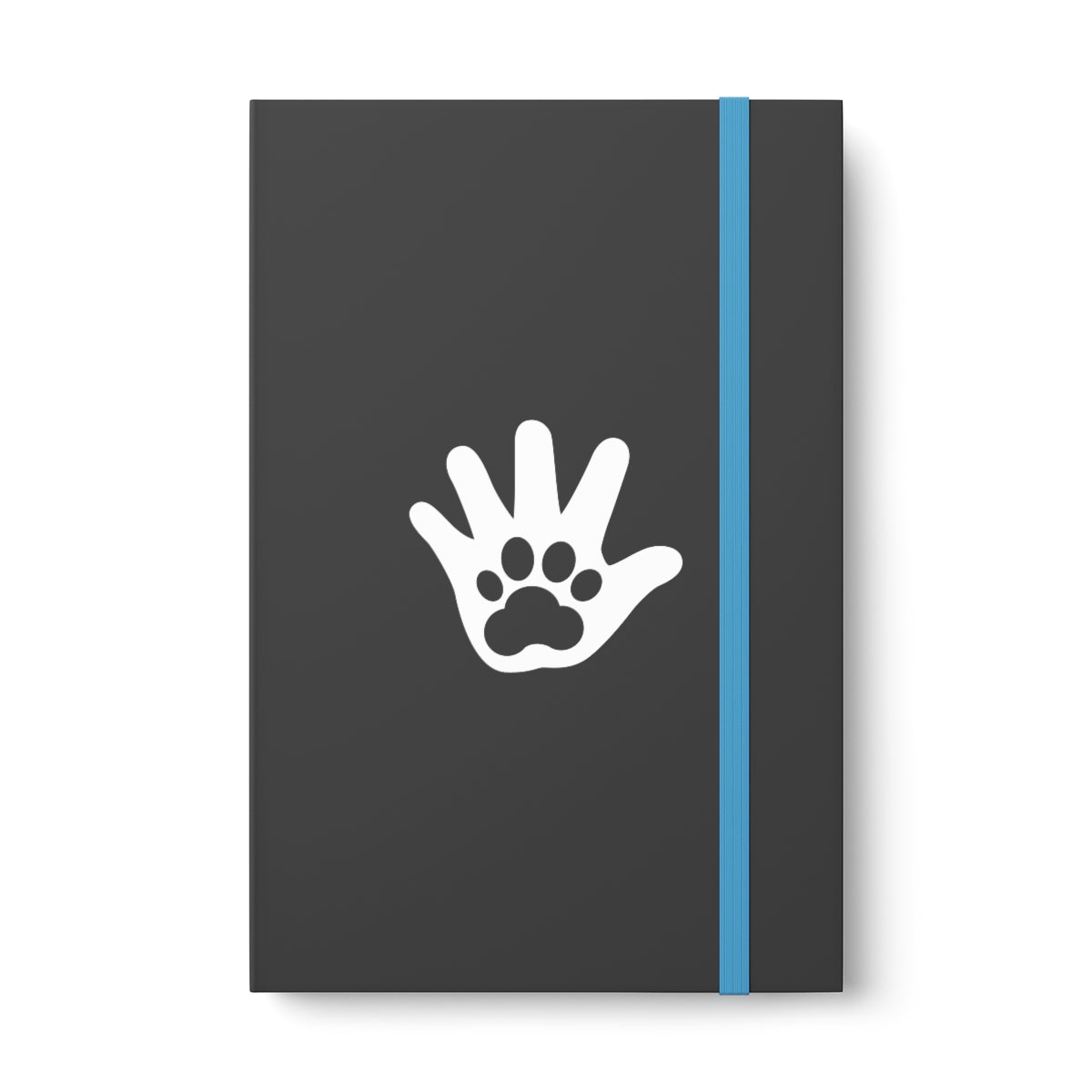 Paw n' Hand Ruled Notebook - Color Contrast