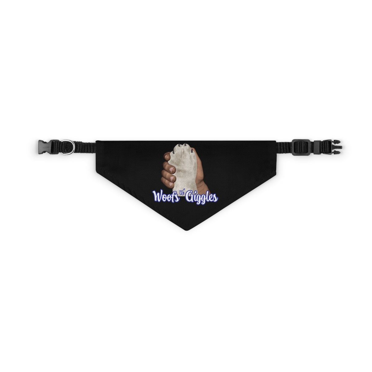 Dark/White Pet Bandana Collar