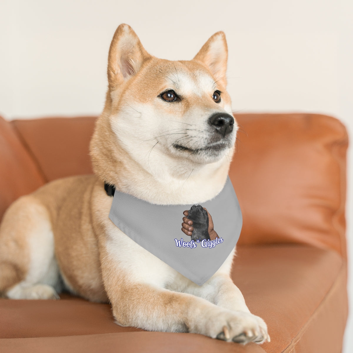 Pals Pet Bandana Collar - Choose Your Paw Color