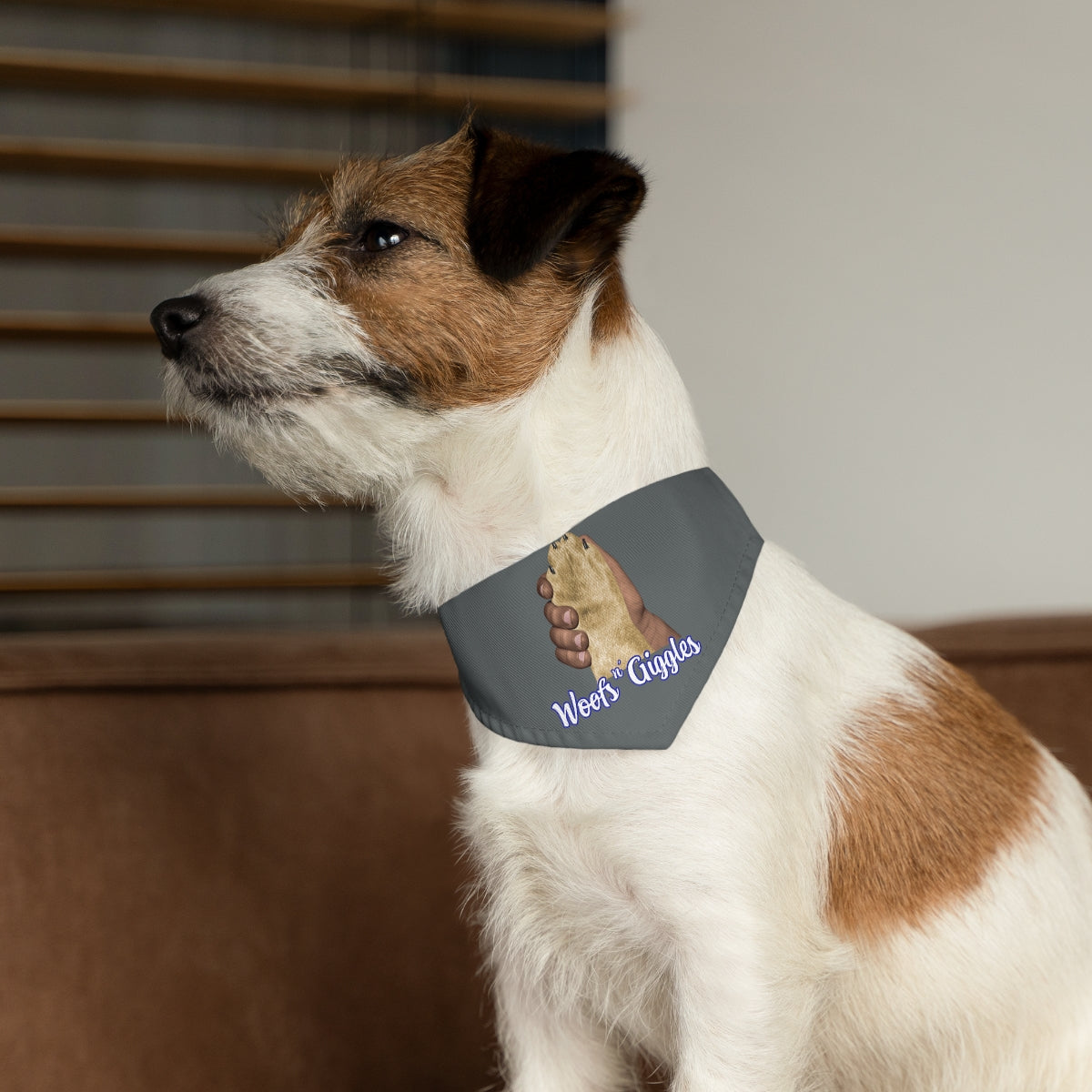 Dark/Golden Pet Bandana Collar