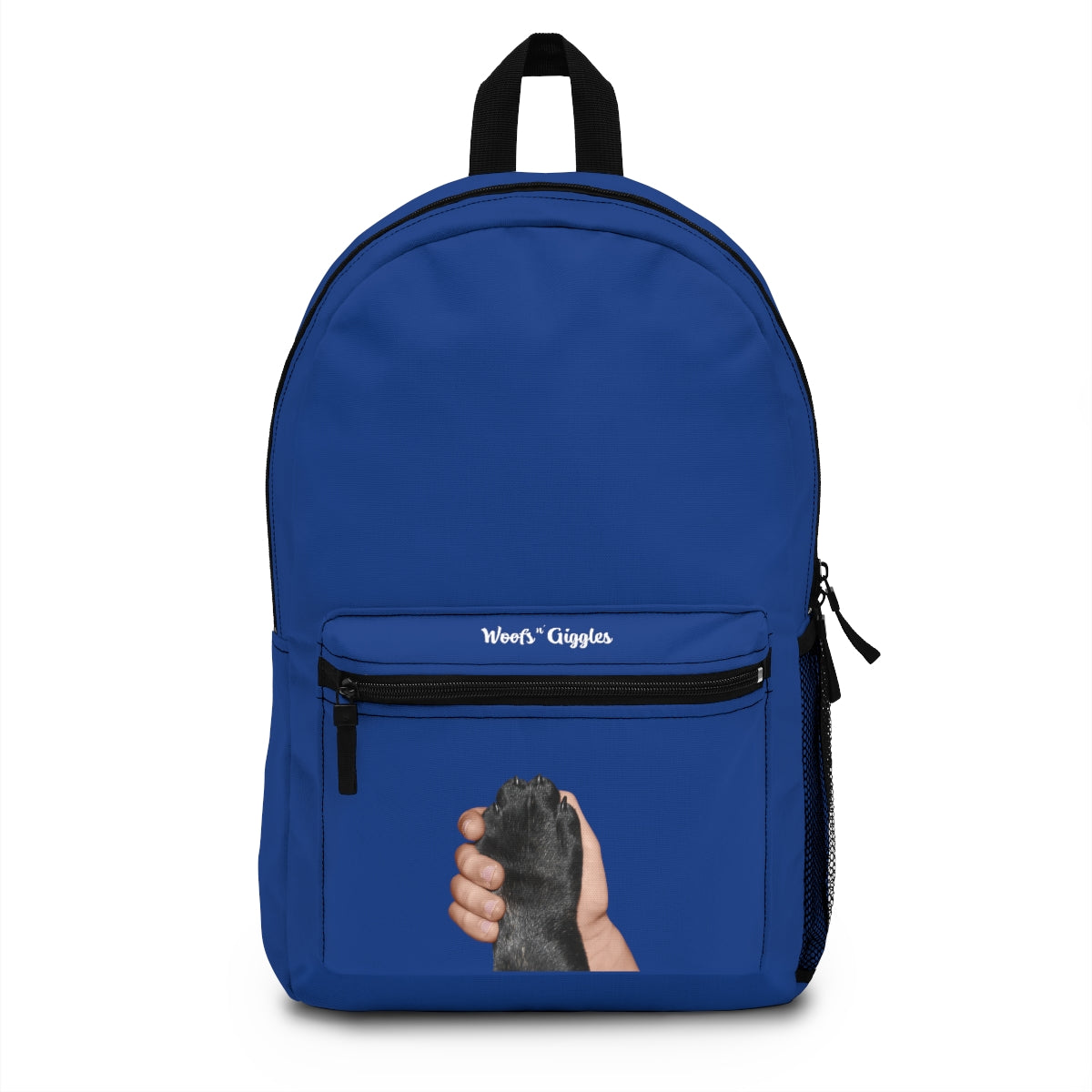 Tan/Black Blue Backpack