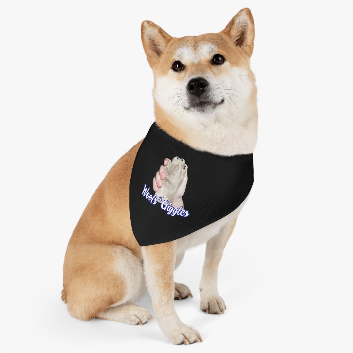 Light/White Pet Bandana Collar