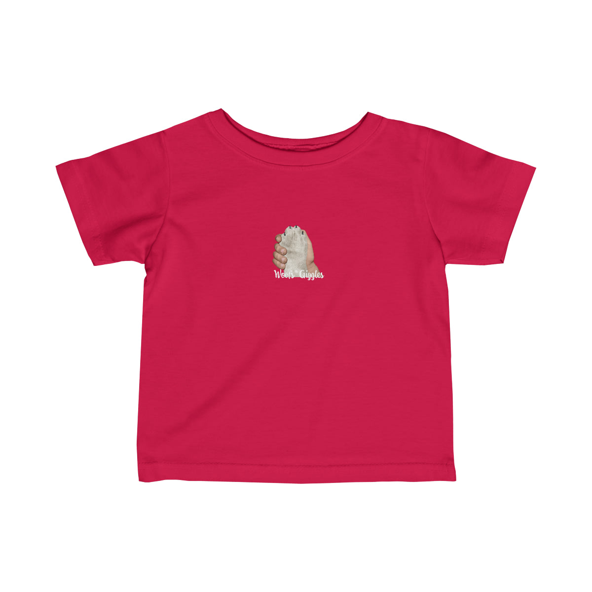 Pals Infant Fine Jersey Tee - White Paw