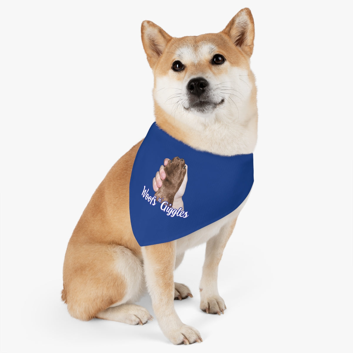 Light/Brown Pet Bandana Collar