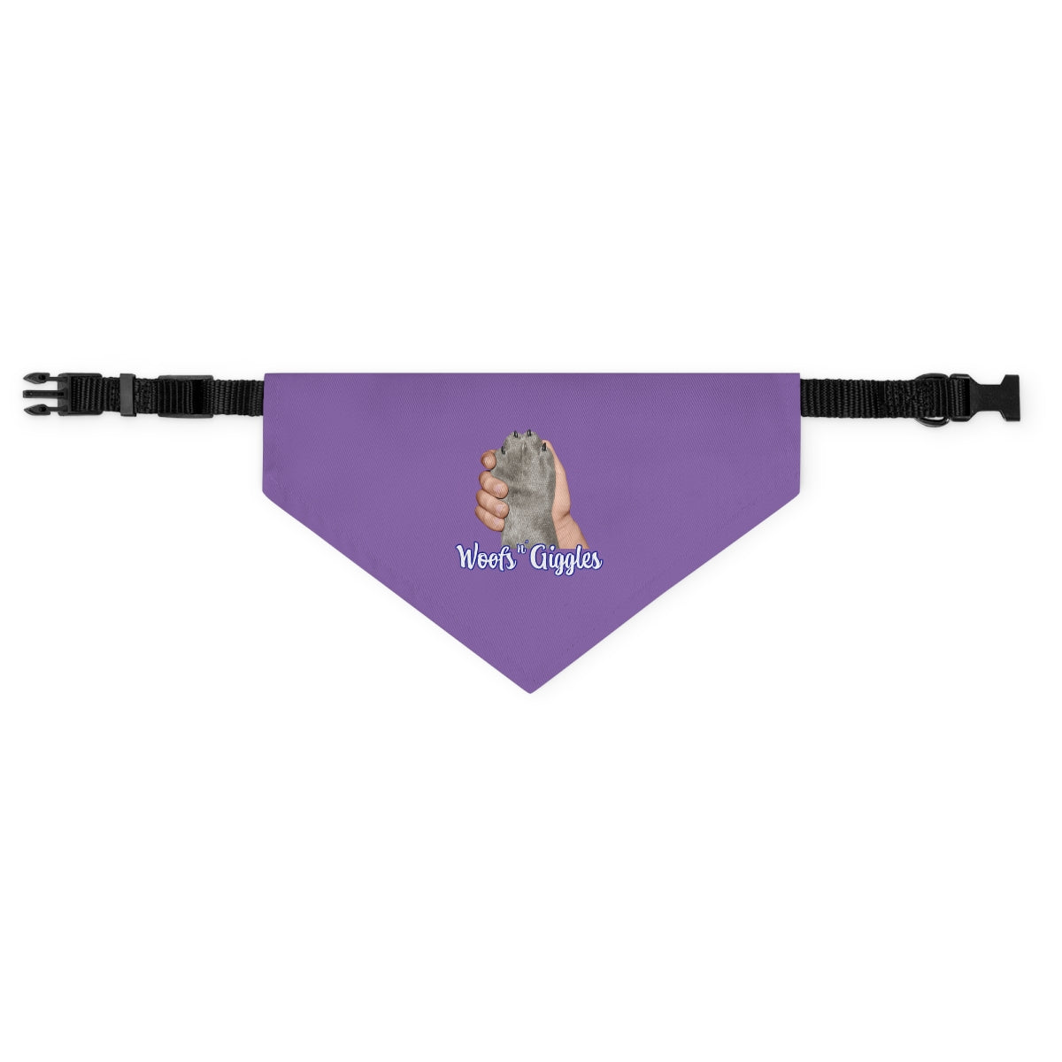 Tan/Gray Pet Bandana Collar