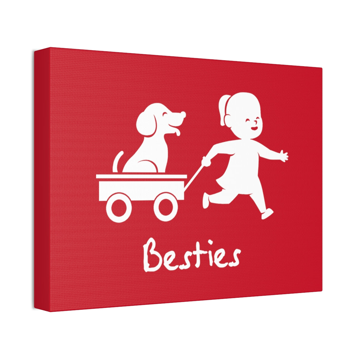 Canvas/Red/Besties