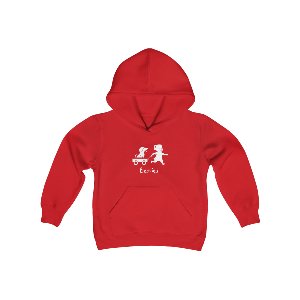 Youth Heavy Blend Hooded Sweatshirt/Besties