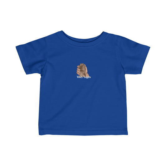 Pals Infant Fine Jersey Tee - Brown Paw