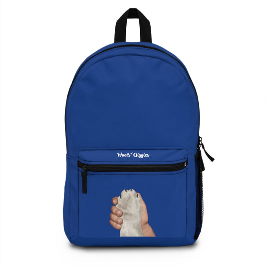 Medium/White Blue Backpack