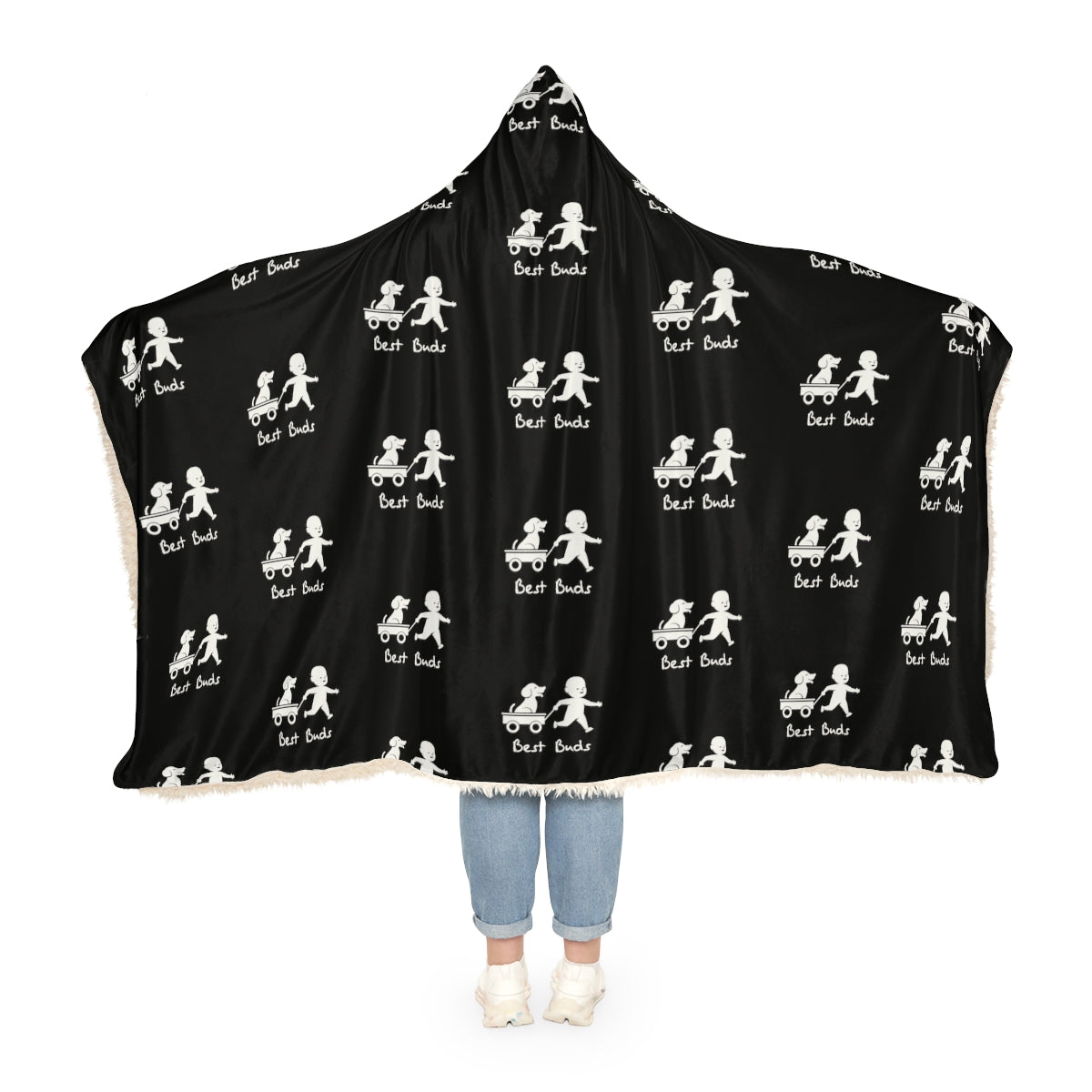 Best Buds Snuggle Blanket - Black