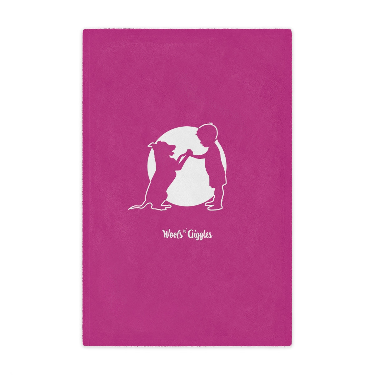 Woofs n' Giggles Minky Blanket - Pink