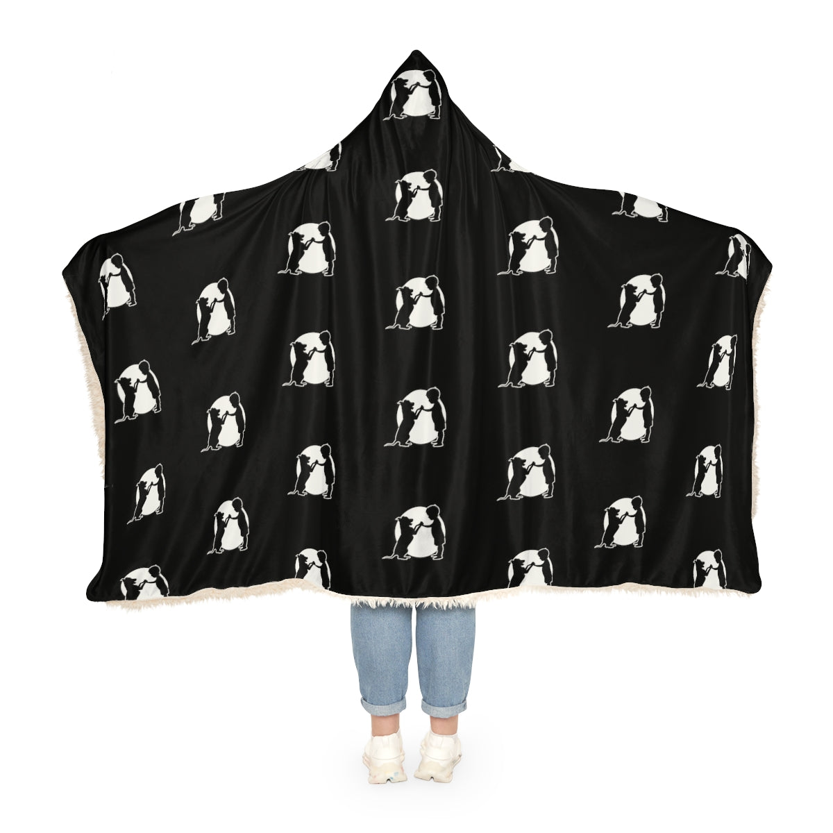 Friends Forever Snuggle Blanket - Black