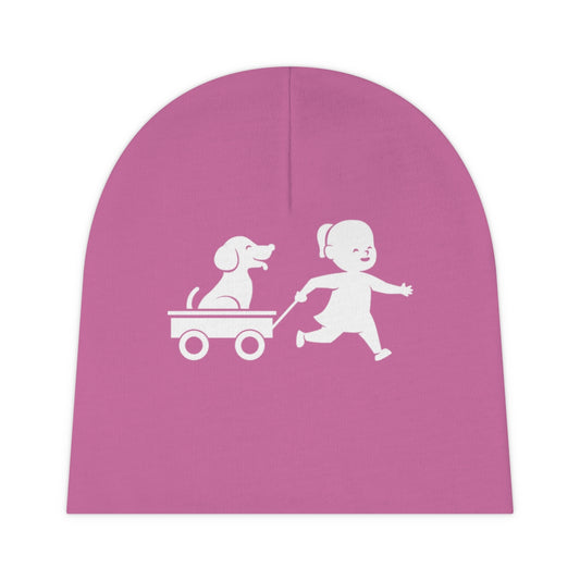 Besties Baby Beanie - Rose Pink
