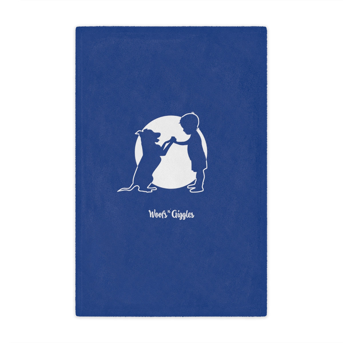 Woofs n' Giggles Minky Blanket - Blue