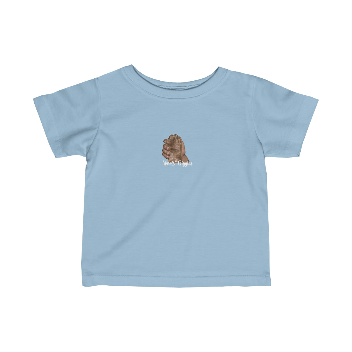 Pals Infant Fine Jersey Tee - Brown Paw