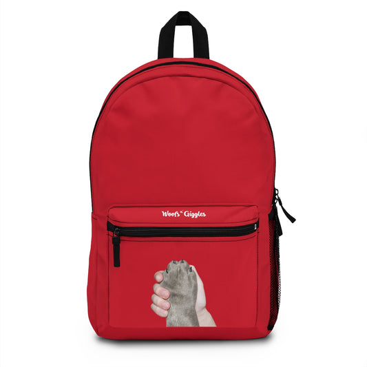 Light/Gray Red Backpack