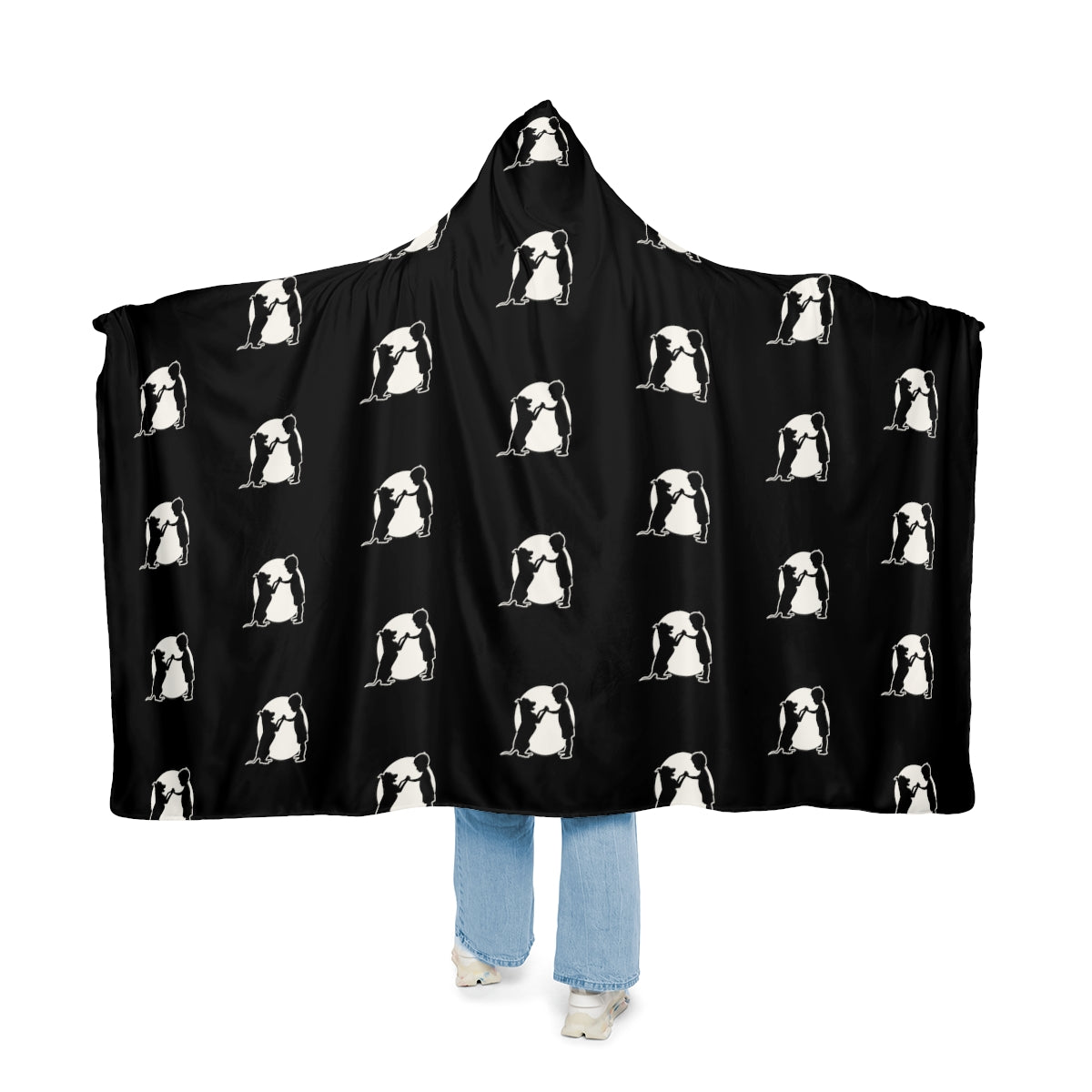 Friends Forever Snuggle Blanket - Black