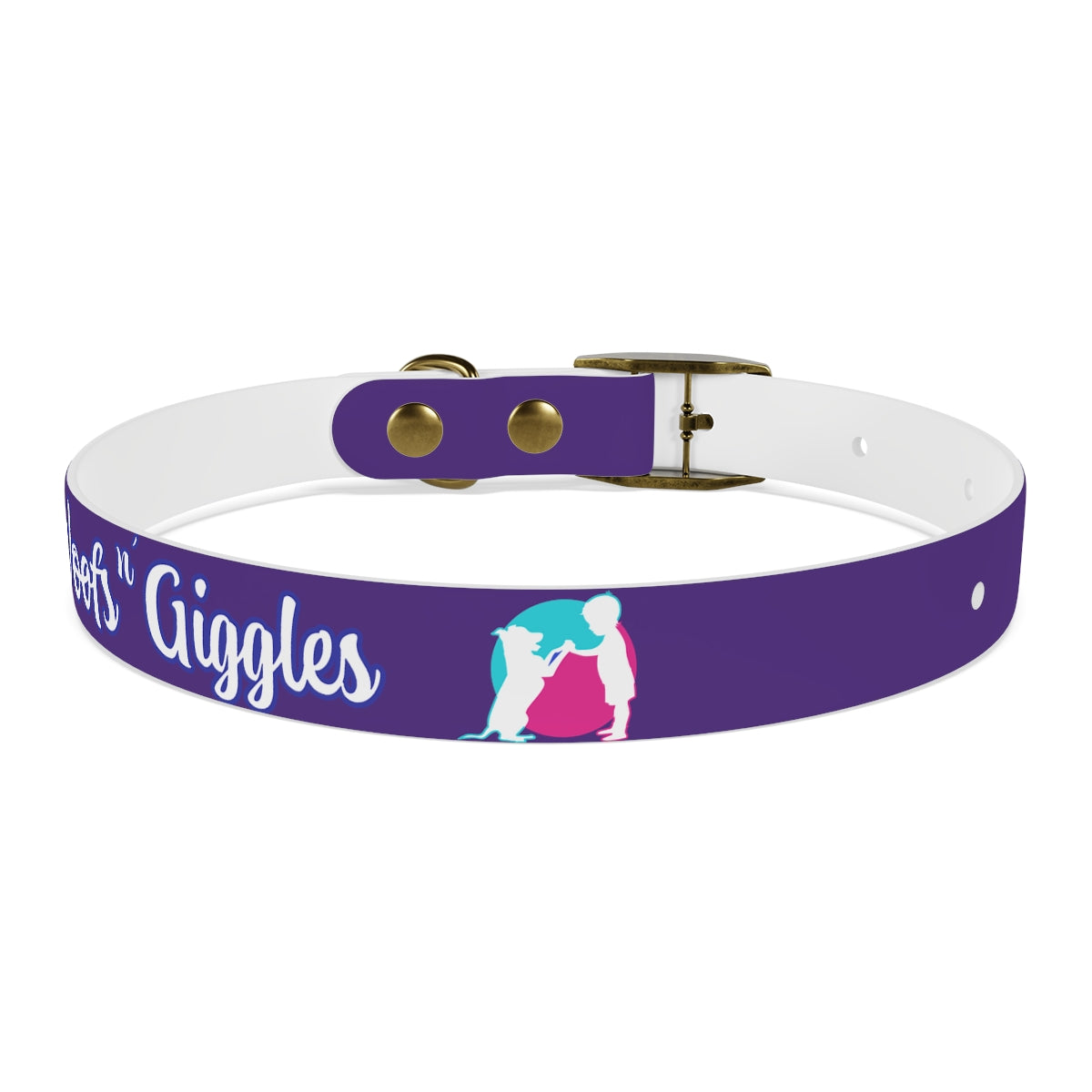 Woofs n' Giggles Dog Collar - Purple