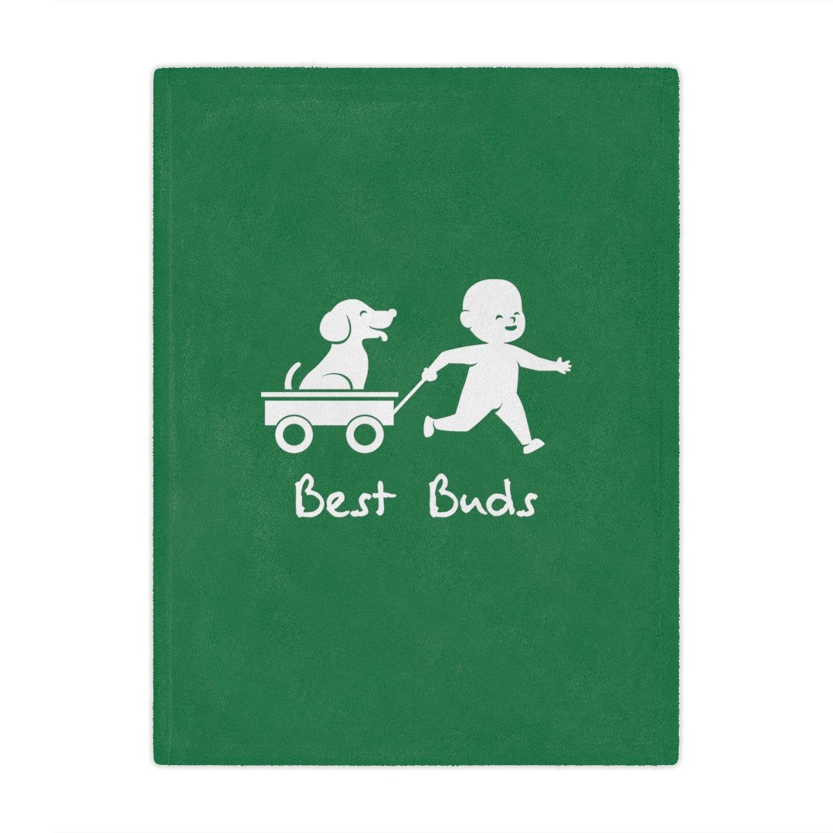 Best Buds Minky Blanket - Green