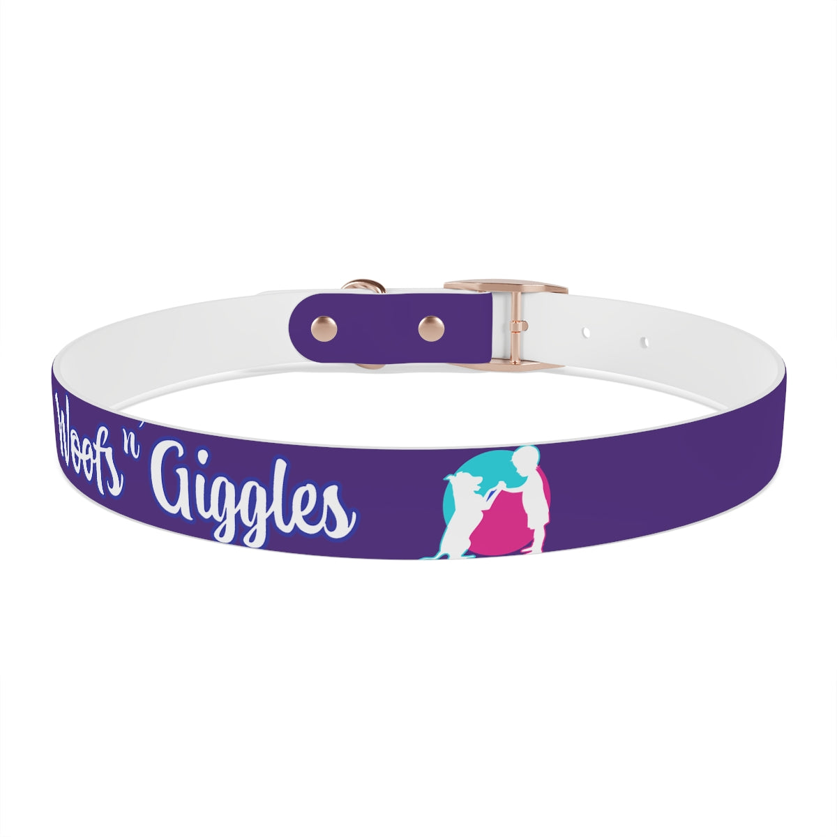 Woofs n' Giggles Dog Collar - Purple