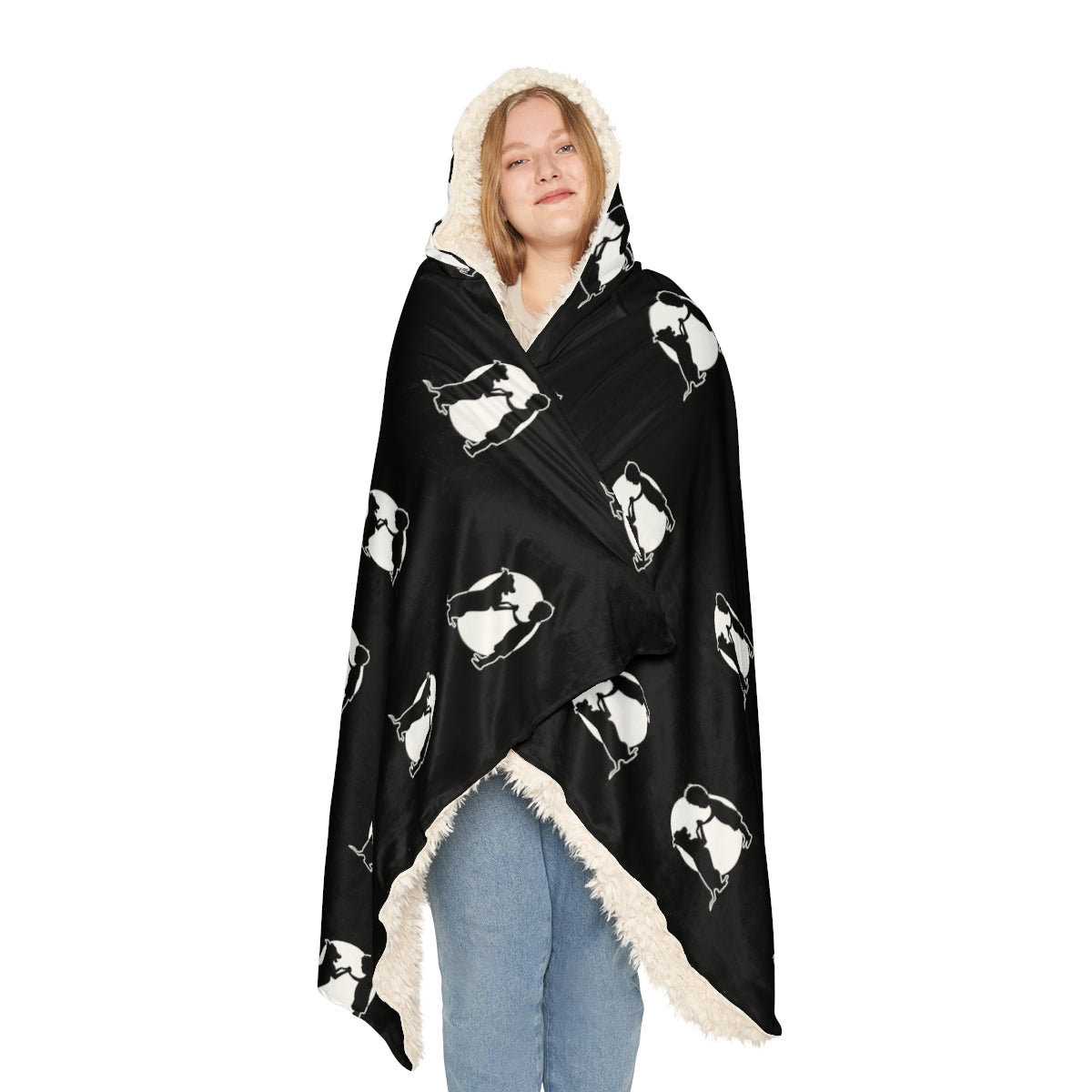 Friends Forever Snuggle Blanket - Black