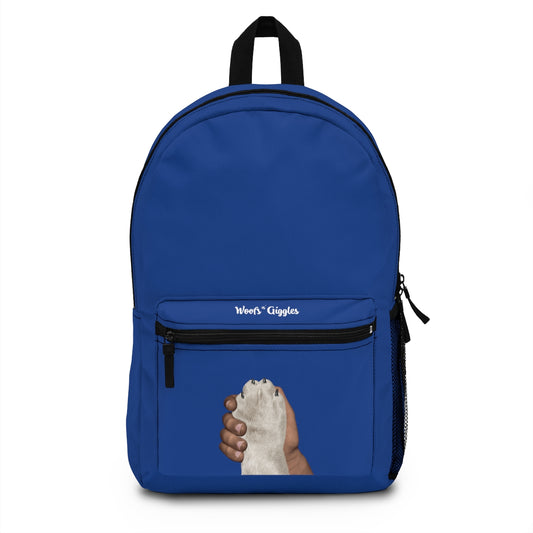 Dark/White Blue Backpack